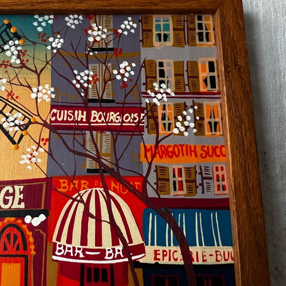 Colorful Moulin Rouge Framed Painting - Picture 10 of 12